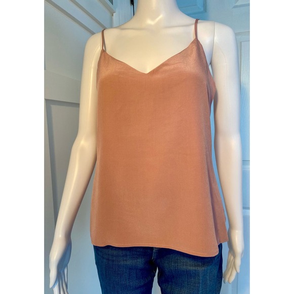 L'AGENCE Silk Charmeuse Camisole Tank - Blush - Size XS MSRP $180 WTS26 - Picture 10 of 14